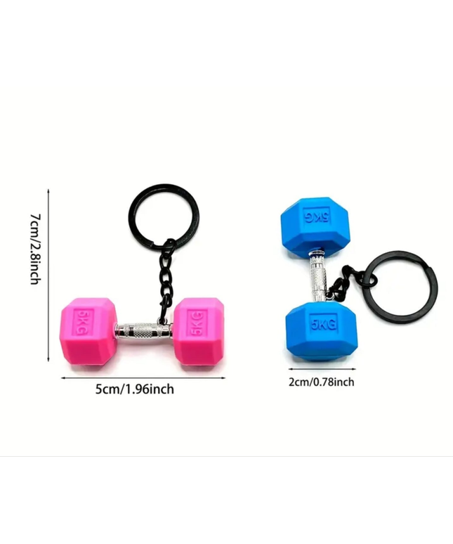 Mini Dumbell Charm 2 (4 Colors)