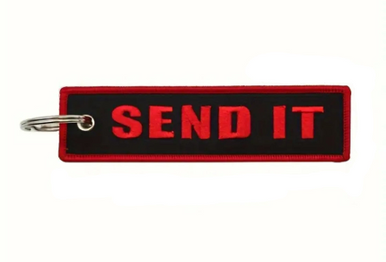 Send It Embroidered Tag