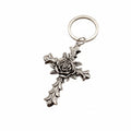 Rosebud Cross Charm