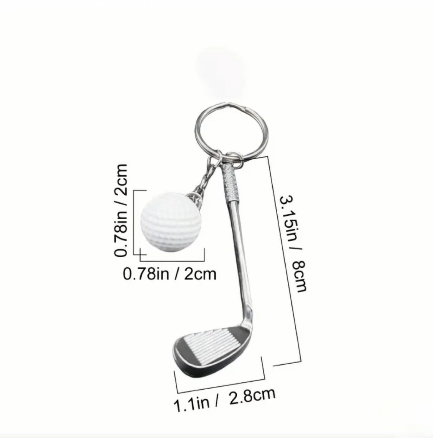Golf Club Charm