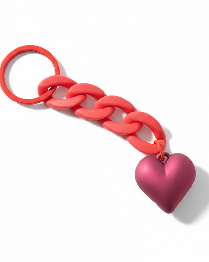 Velvet Heart Charm (Red)
