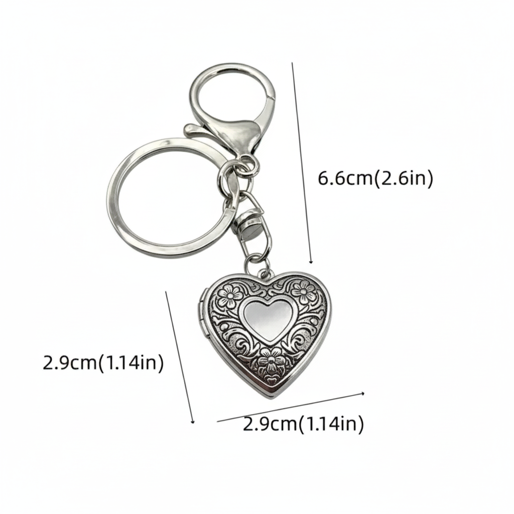 Heart Locket Charm 3