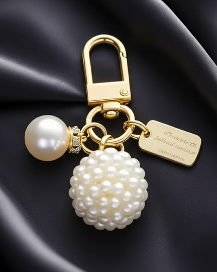 Pearled Ball Charm (Gld)