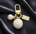 Pearled Ball Charm (Gld)