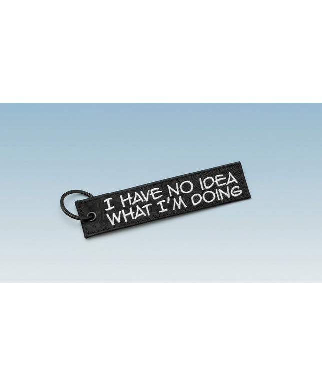 No Idea What's Going On Embroidered Tag
