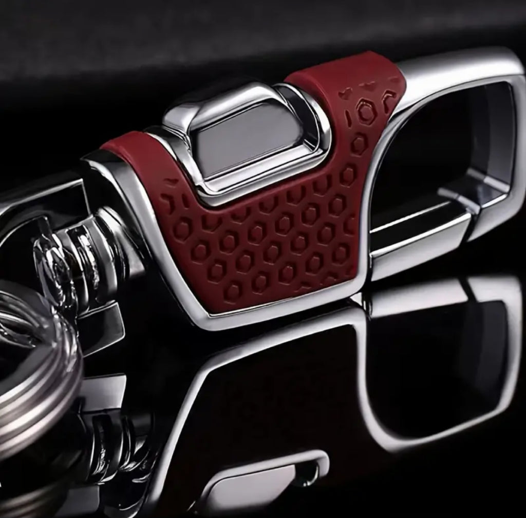 Double Ring Fob Clip 1 (Red)