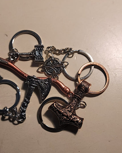 Braided Loop Keychain (Red)