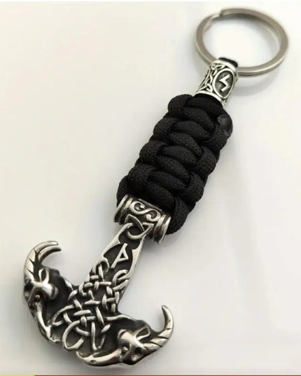 Celtic Ramshead Charm (Black)