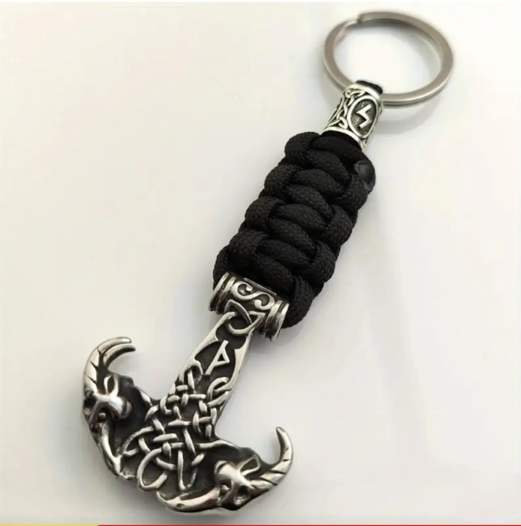 Celtic Ramshead Charm (Black)