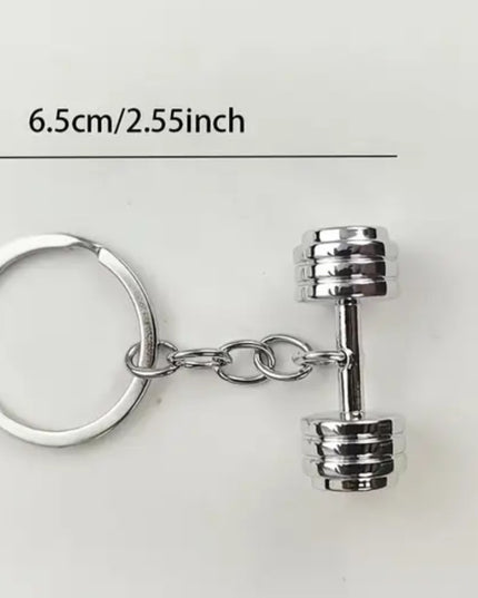 Dumbbell Charm (SLVR)