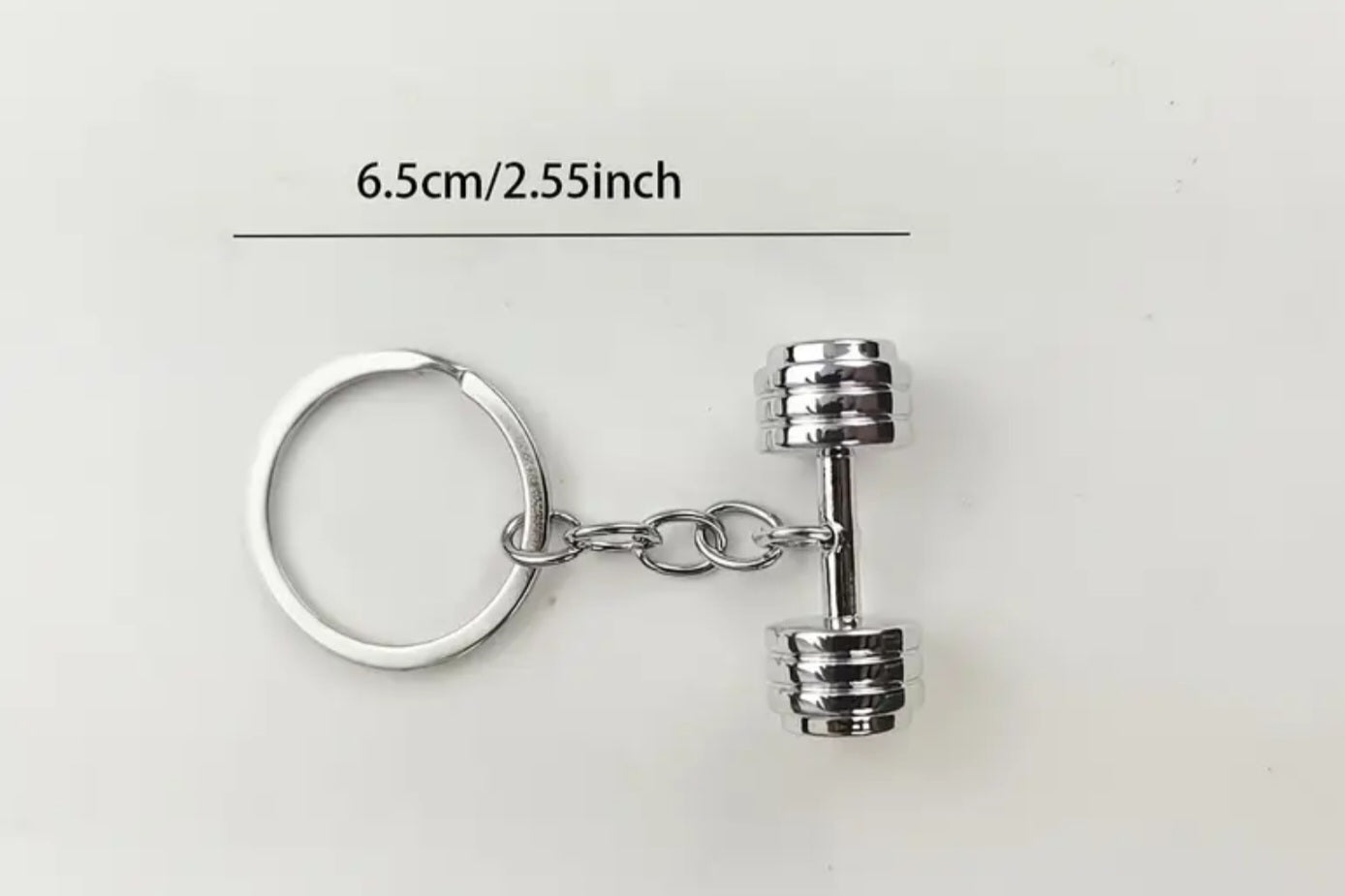 Dumbbell Charm (SLVR)