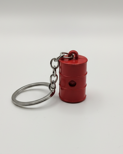 Mini Oil Drum Charm (Red)