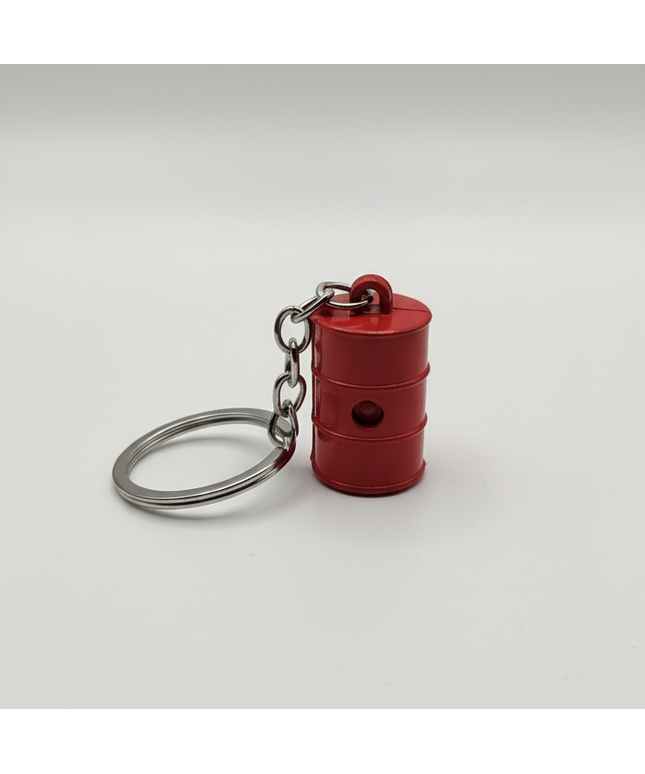Mini Oil Drum Charm (Red)