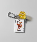 Joker Card Charm (Yellow)