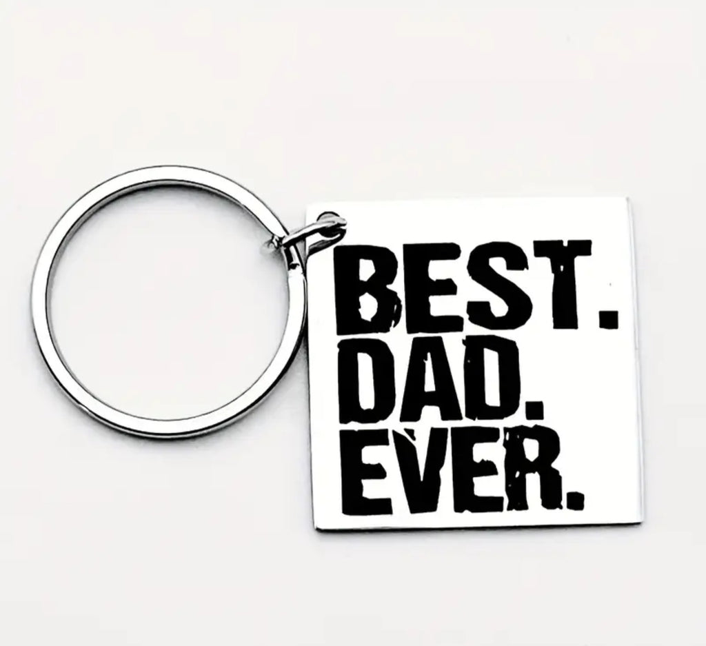 Best Dad Ever Tag SQ