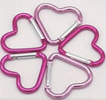 Pink Heart Carabiner