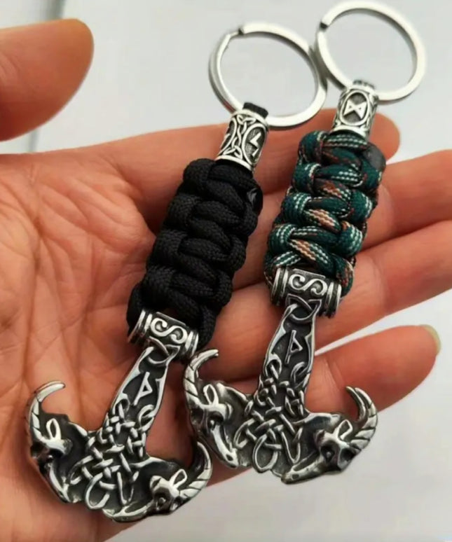 Celtic Ramshead Charm (Black)