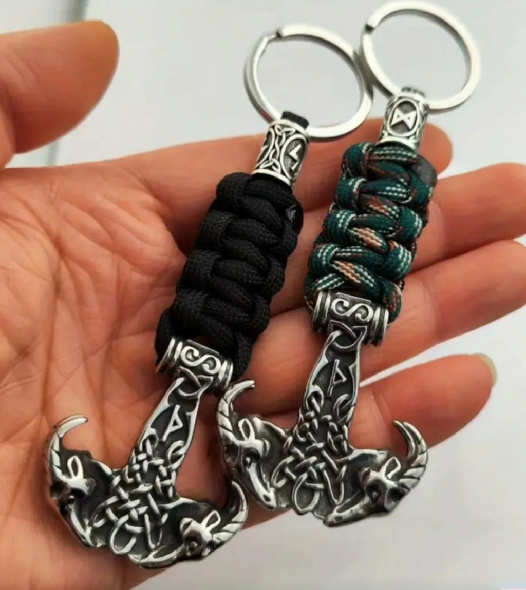 Celtic Ramshead Charm (Black)