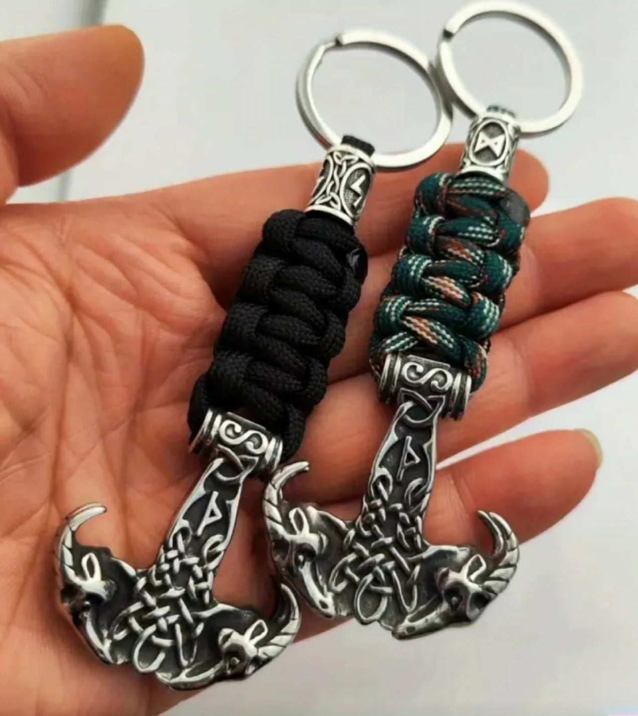 Celtic Ramshead Charm (Black)