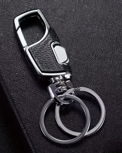 Double Ring Fob Clip 1 (Black)