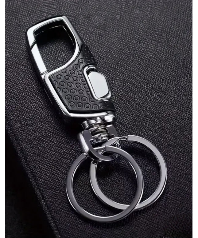 Double Ring Fob Clip 1 (Black)