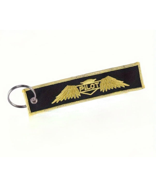 Pilot w/Gold Wings Embroidered Tag
