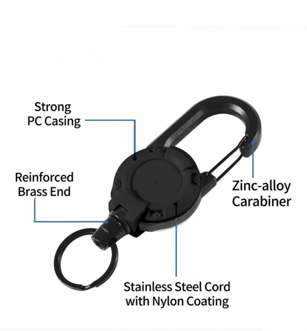 Retractable Keychain Clip