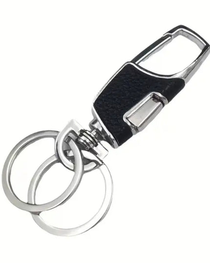 Double Ring Fob Clip 1 (Black)