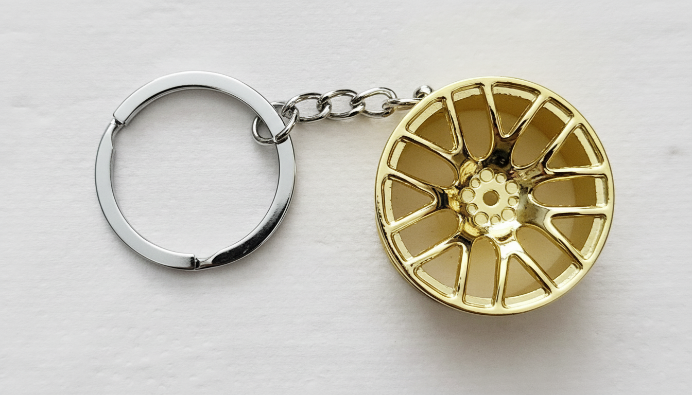 Wheel Charm 2 (Gold)
