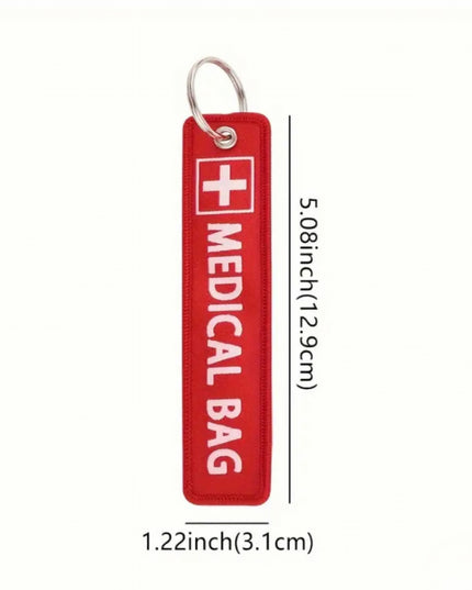 Medical Bag Embroidered Tag