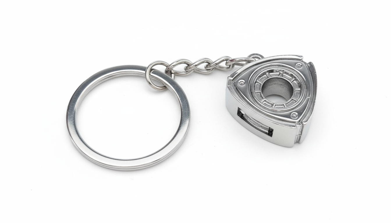 Wankel Rotor Charm (Silver)