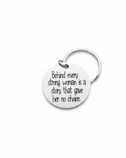 Behind Every strong Woman Tag