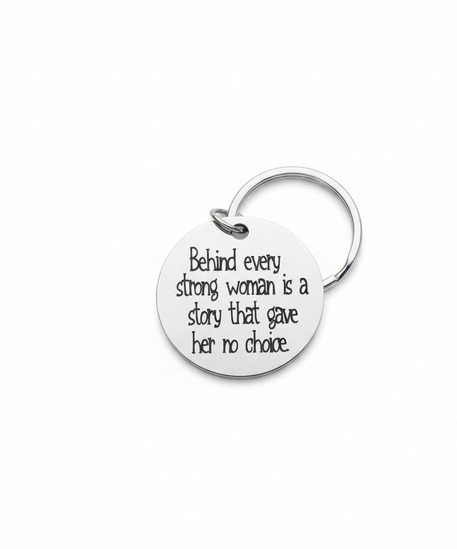 Behind Every strong Woman Tag