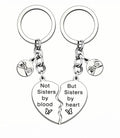 Not Sisters By Blood But Sisters By Heart Charm Set