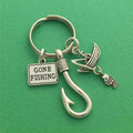 Gone Fishing Keychain & Charm