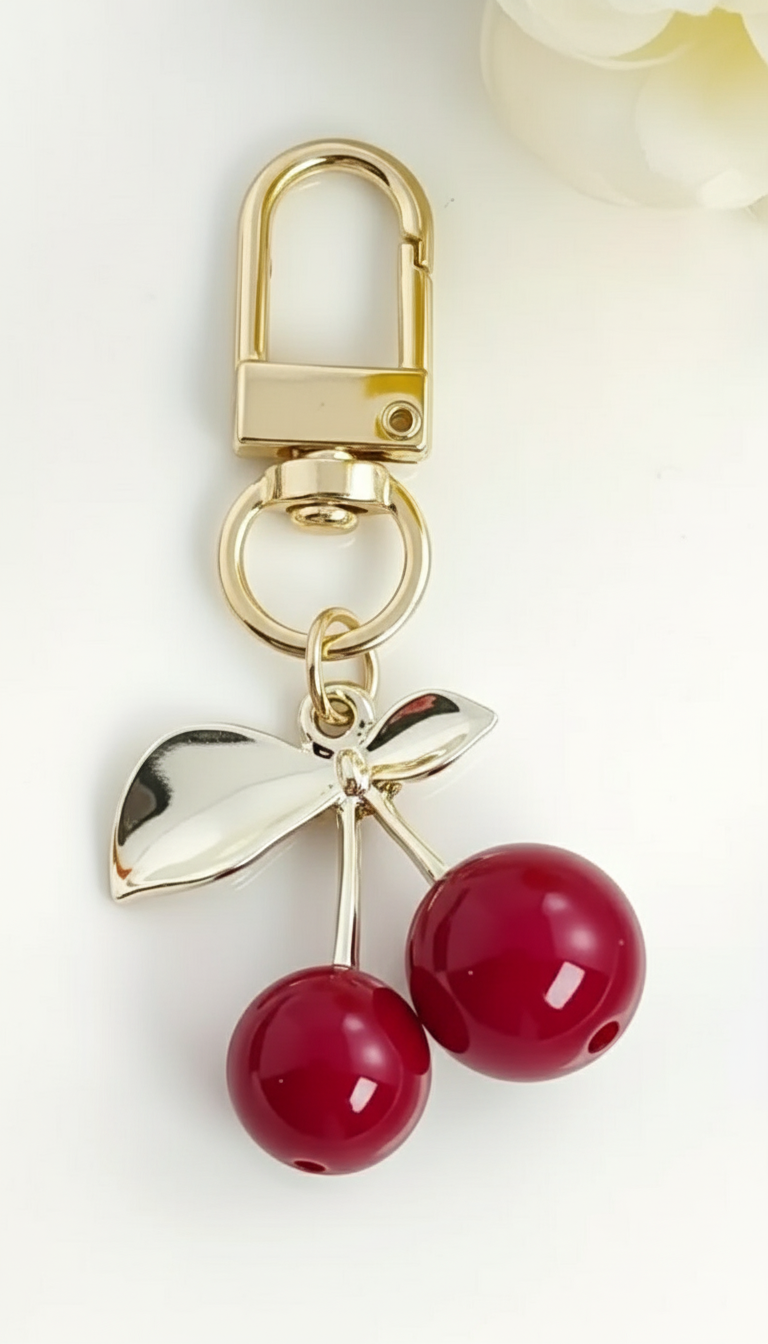 Cherries w/Gold Charm