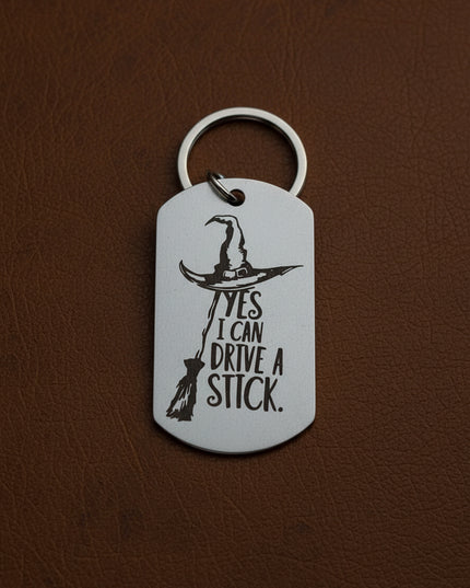 Yes. I Can Drive A Stick Tag