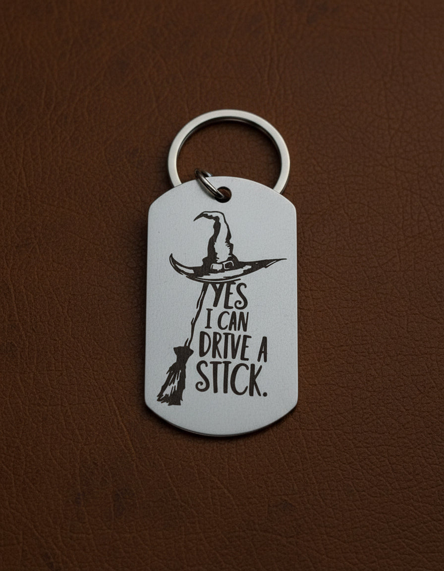 Yes. I Can Drive A Stick Tag