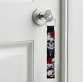 Skulls And Roses Wristband Keychain