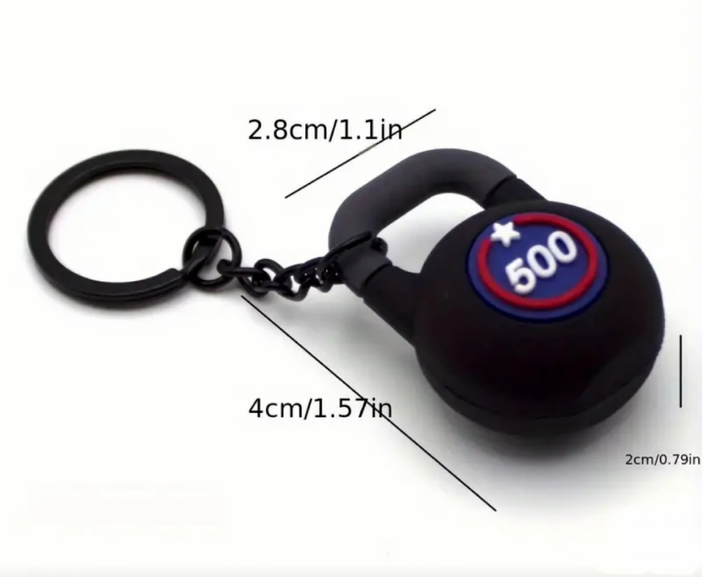 Kettlebell Charm (7 Colors)