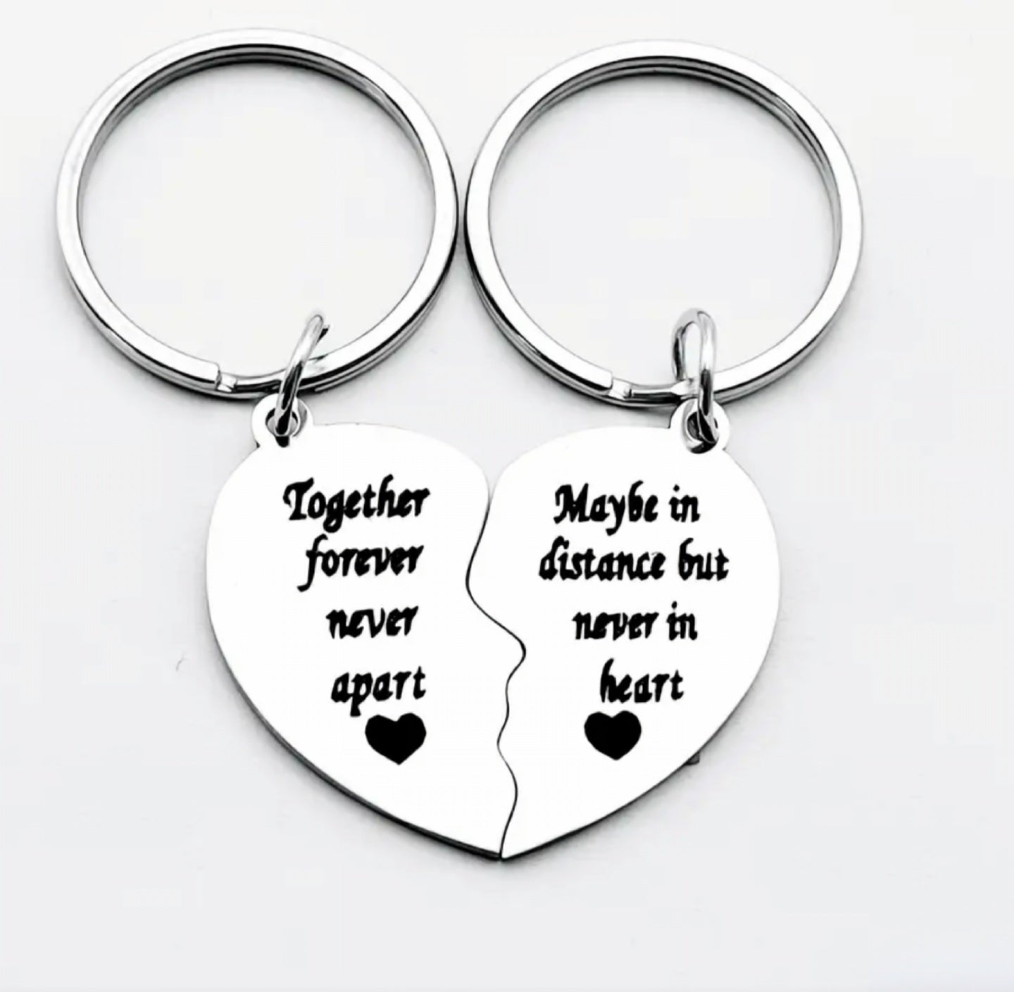 Together Forever Heart Charm Set
