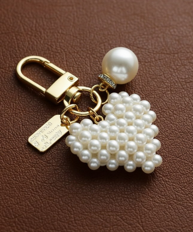 Pearled Heart L (Gld)