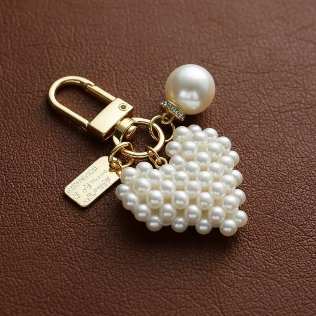 Pearled Heart L (Gld)
