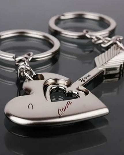 Love You Pierced Heart Set (Silver)