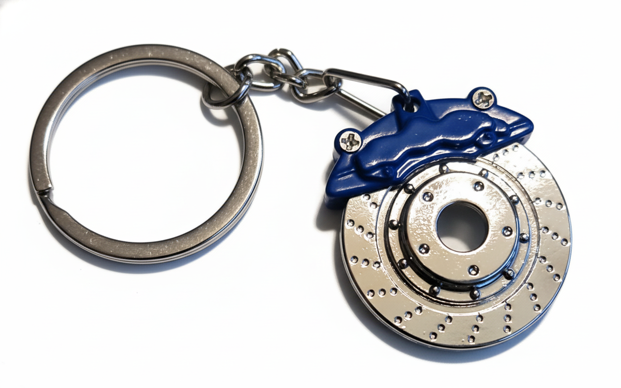Brake Caliper Disc Charm (Blue)