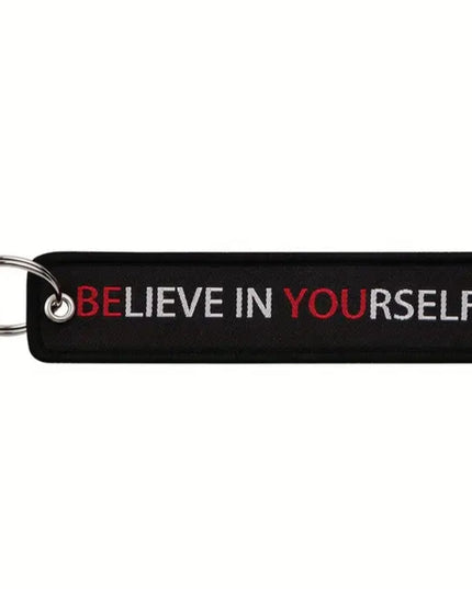 Believe In Yourself Embroidered Tag