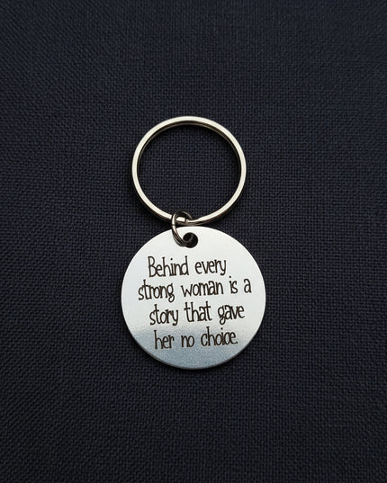Behind Every strong Woman Tag
