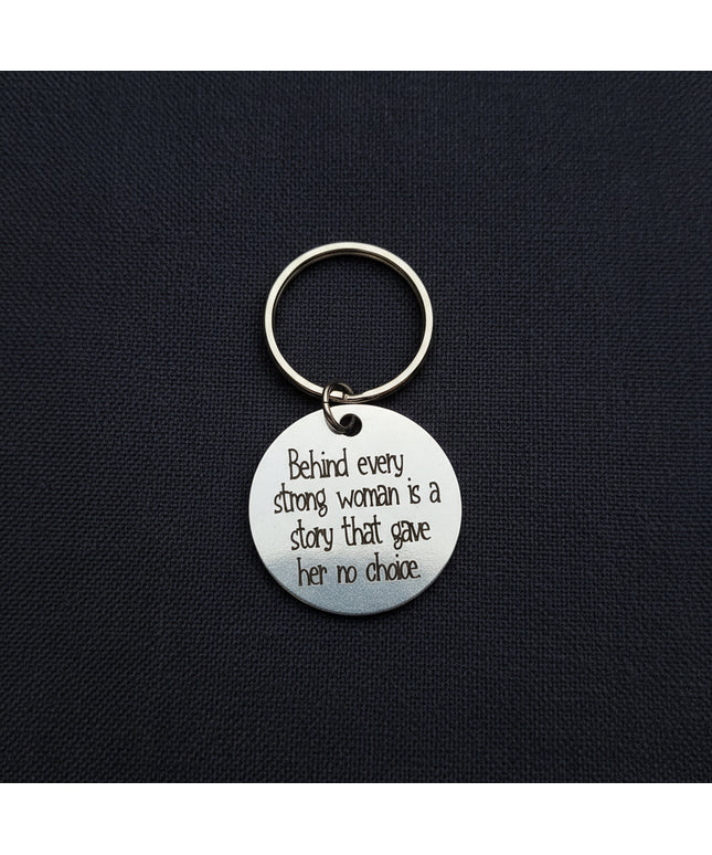 Behind Every strong Woman Tag