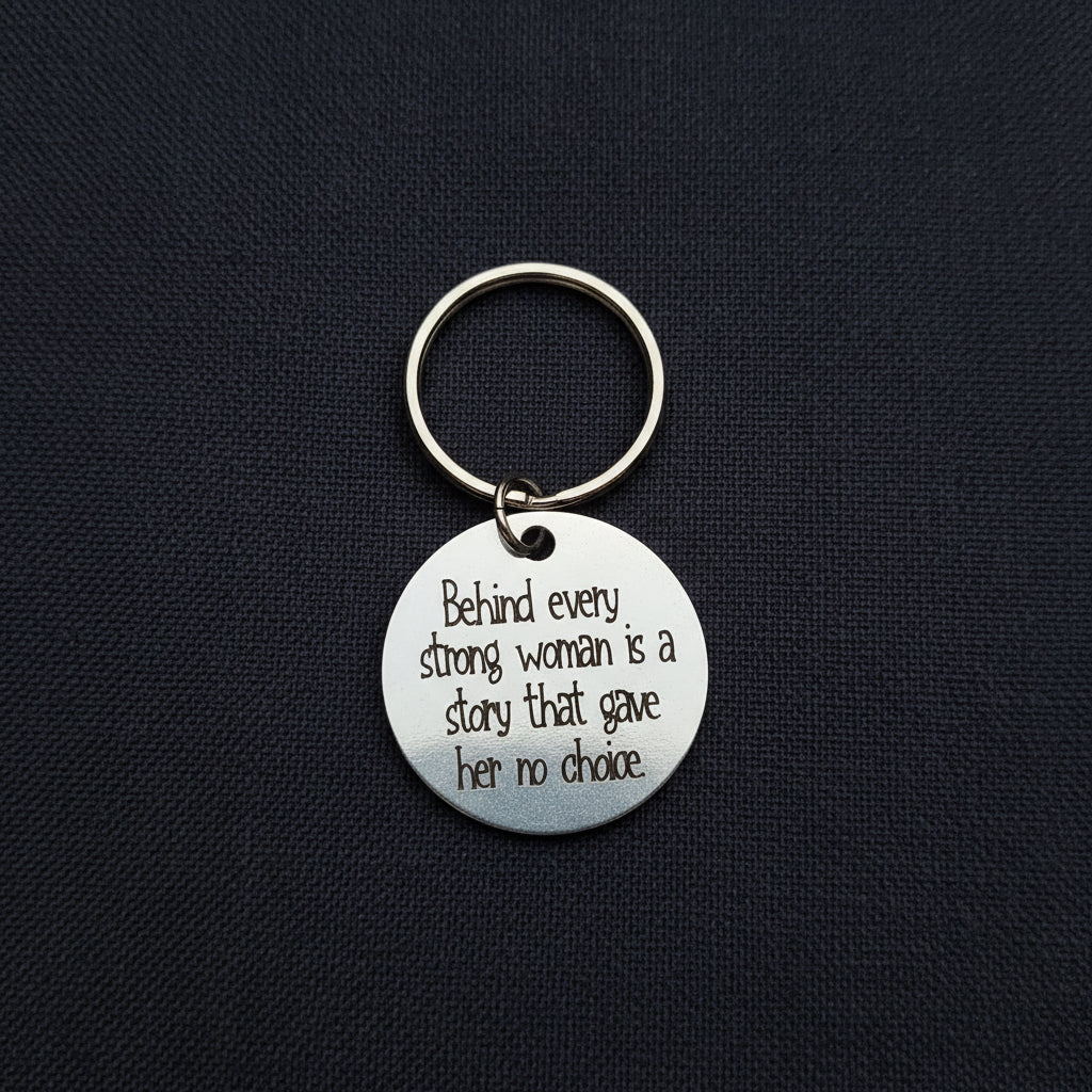 Behind Every strong Woman Tag