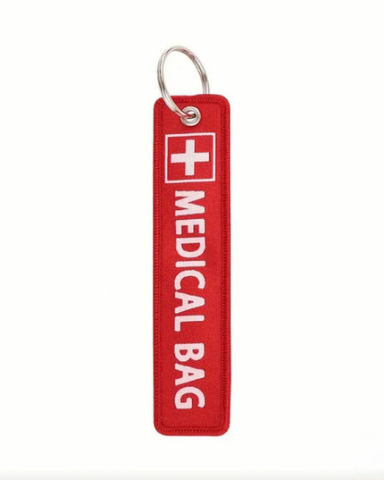 Medical Bag Embroidered Tag